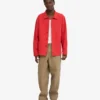 Chaqueta de trabajo orgánica - Rojo mandarina