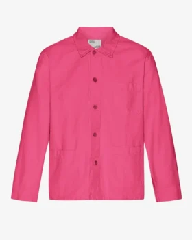 Chaqueta de trabajo orgánica - Rosa chicle
