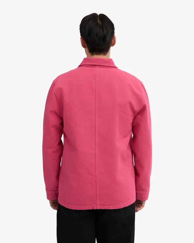 Chaqueta de trabajo orgánica - Rosa chicle