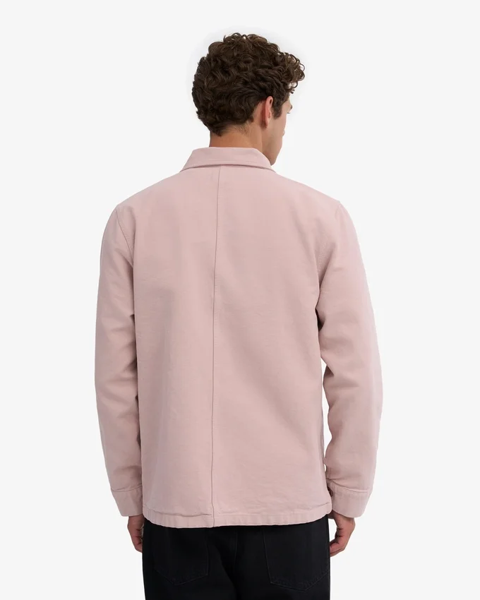 Chaqueta de trabajo orgánica - Rosa descolorido