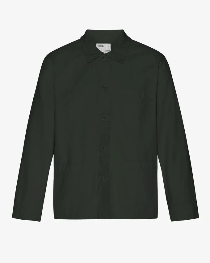 Chaqueta de trabajo orgánica - Verde cazador