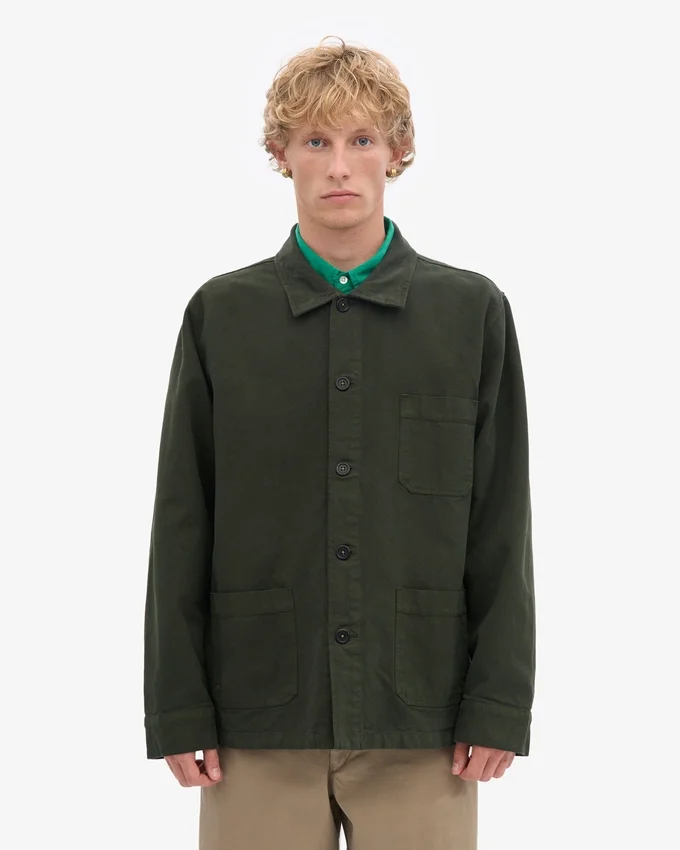 Chaqueta de trabajo orgánica - Verde cazador