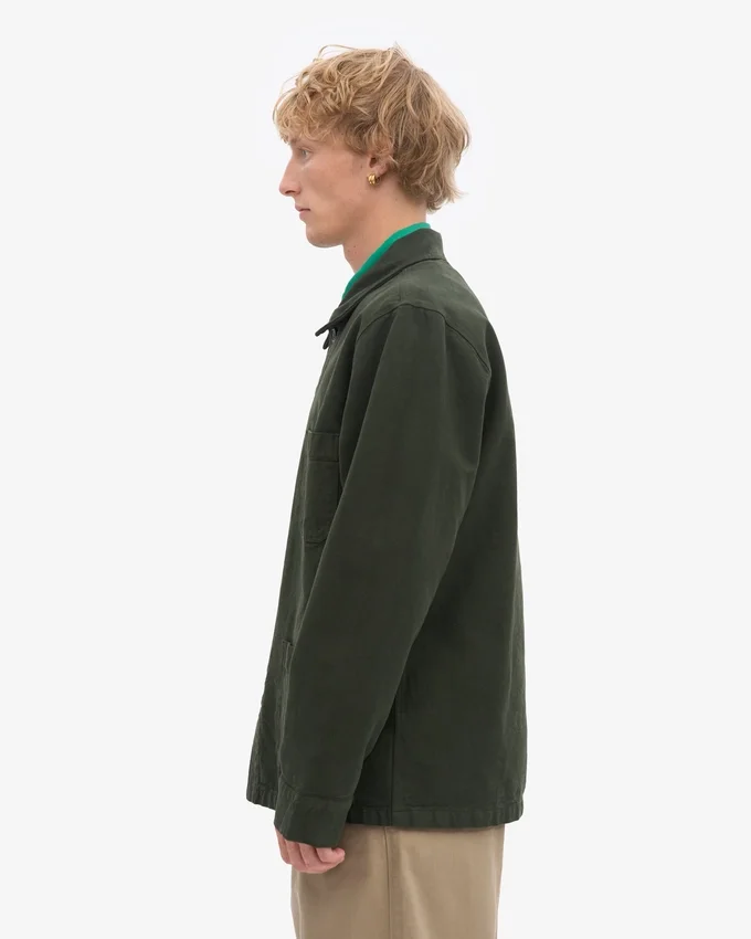Chaqueta de trabajo orgánica - Verde cazador