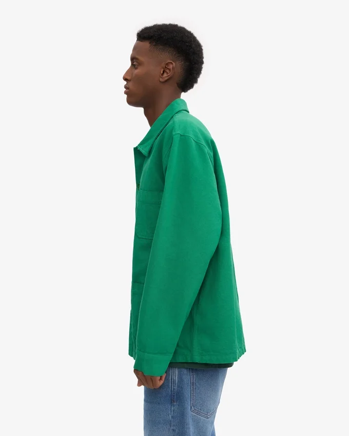Chaqueta de trabajo orgánica - Verde Kelly