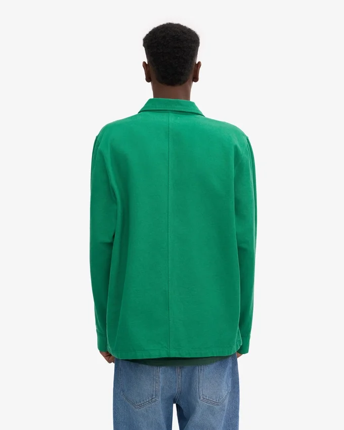Chaqueta de trabajo orgánica - Verde Kelly