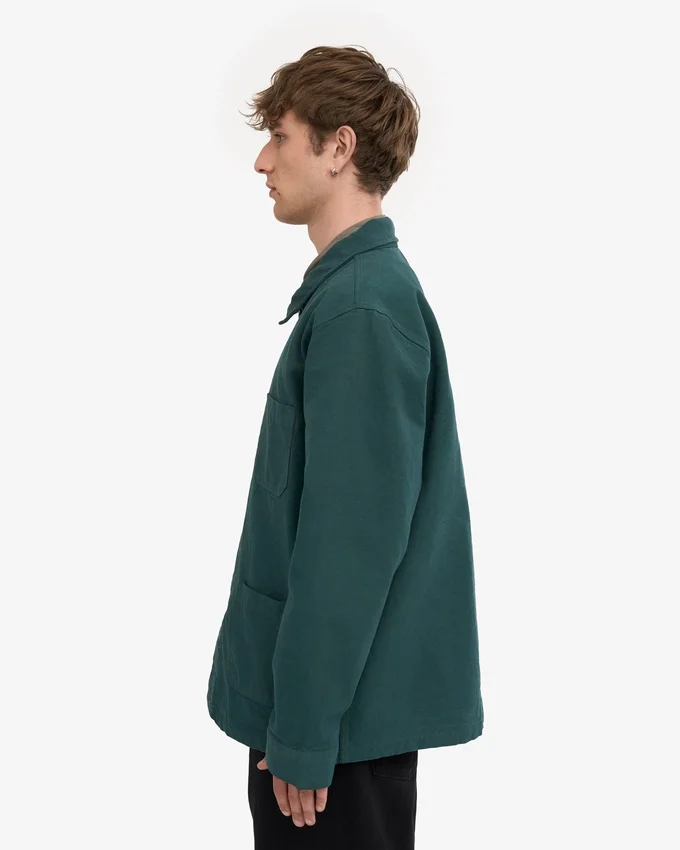 Chaqueta de trabajo orgánica - Verde océano
