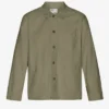 Chaqueta de trabajo orgánica - verde oliva apagado