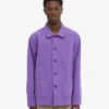 Chaqueta de trabajo orgánica - Violeta ultravioleta