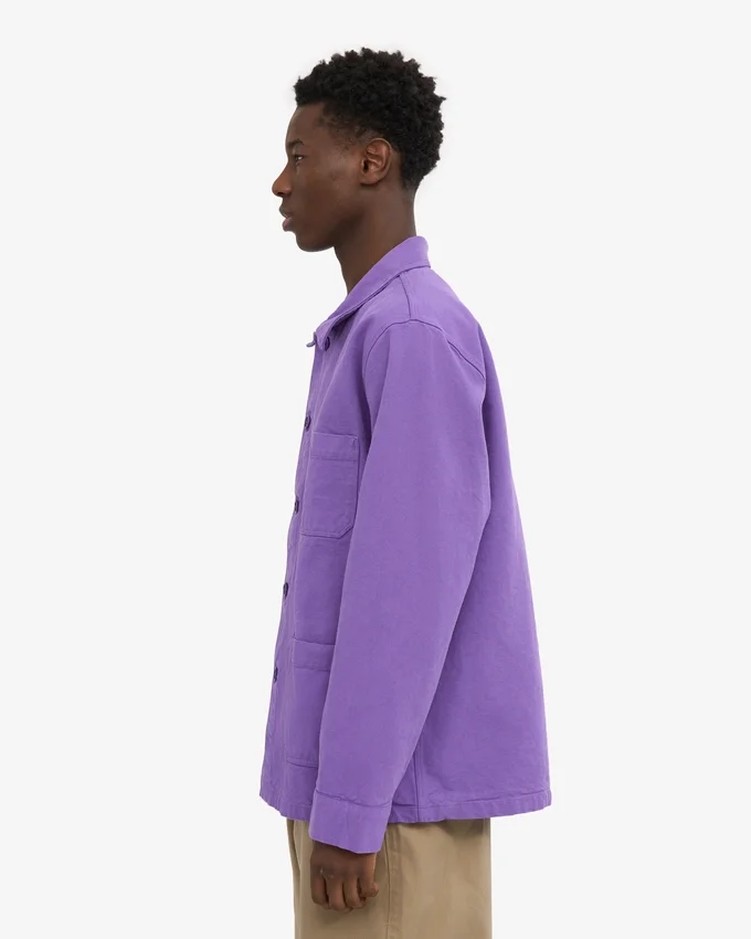 Chaqueta de trabajo orgánica - Violeta ultravioleta