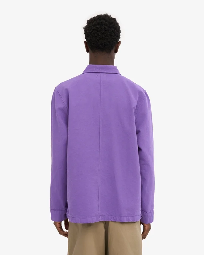 Chaqueta de trabajo orgánica - Violeta ultravioleta