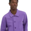 Chaqueta de trabajo orgánica - Violeta ultravioleta