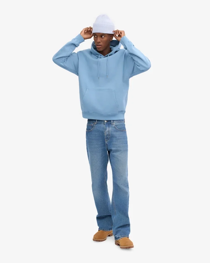 Classic Organic Hood — Seaside Blue