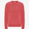 Classic Organic Jersey de cuello redondo - Rojo deslavado