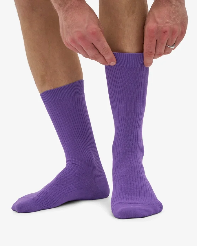Classic Organic Sock - Violeta ultravioleta