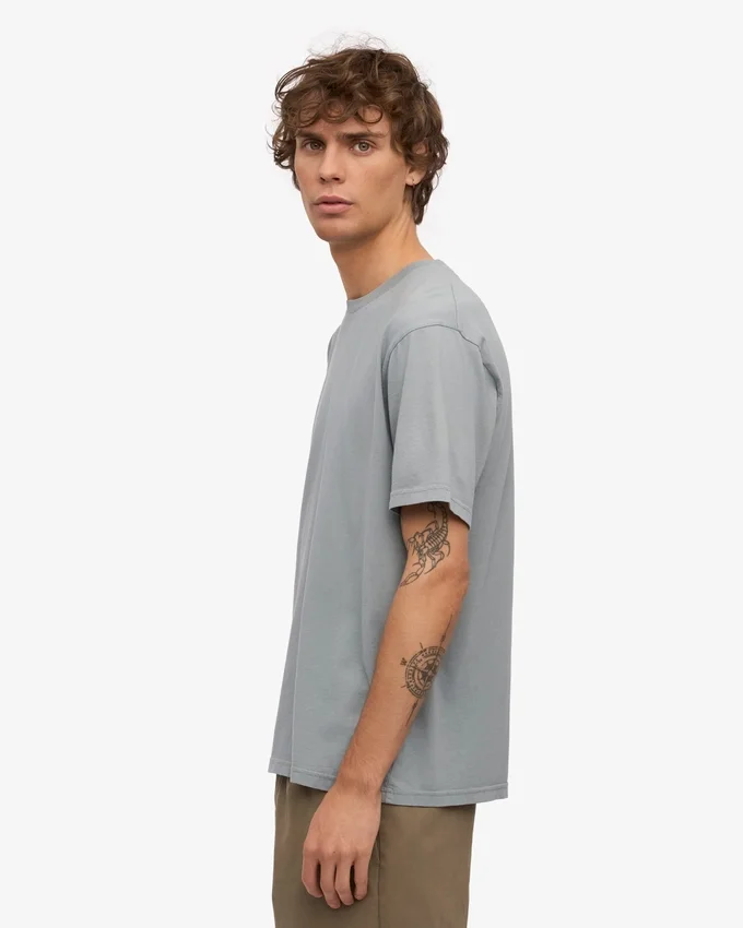 Classic Organic Tee - Azul acero