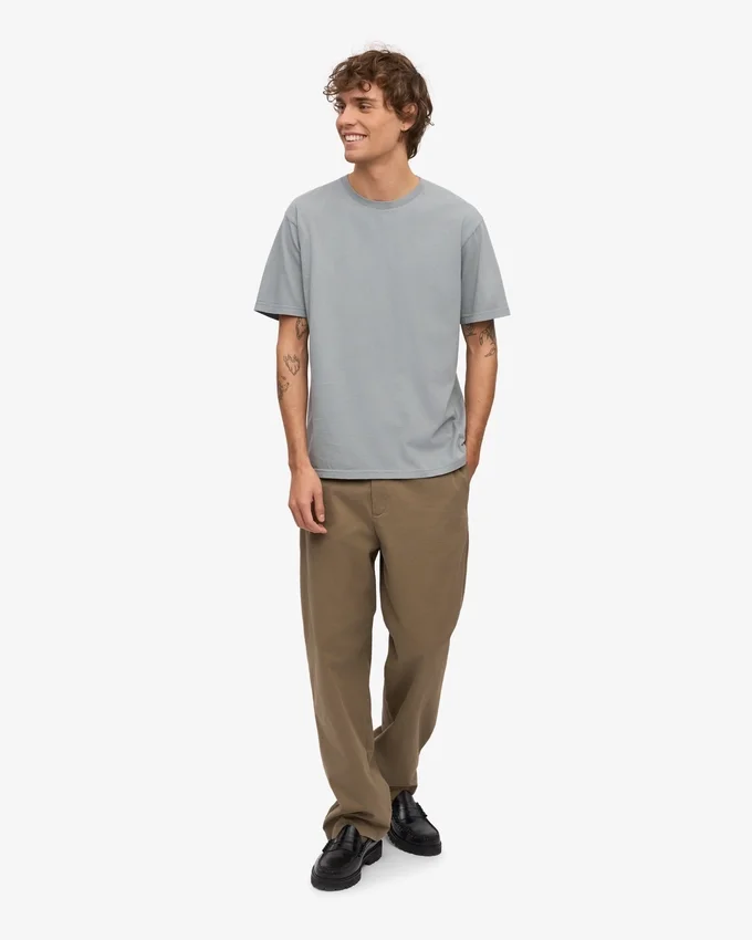 Classic Organic Tee - Azul acero