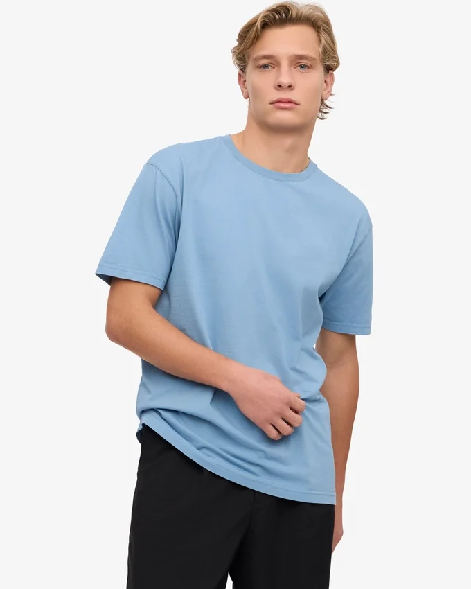 Classic Organic Tee - Azul mar