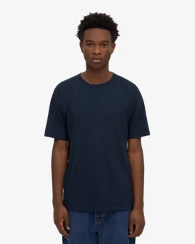 Classic Organic Tee – Azul marino