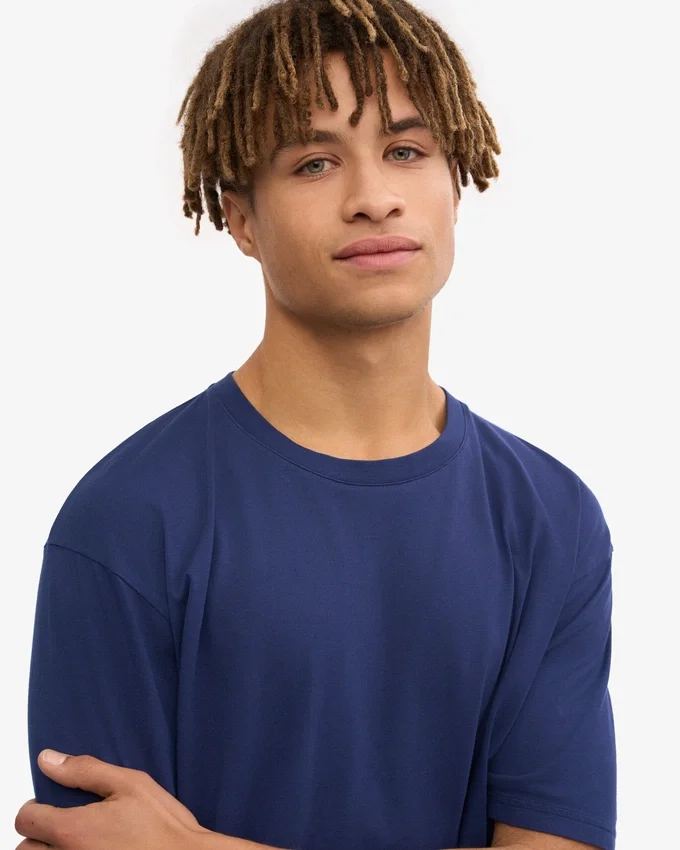 Classic Organic Tee - Azul marino