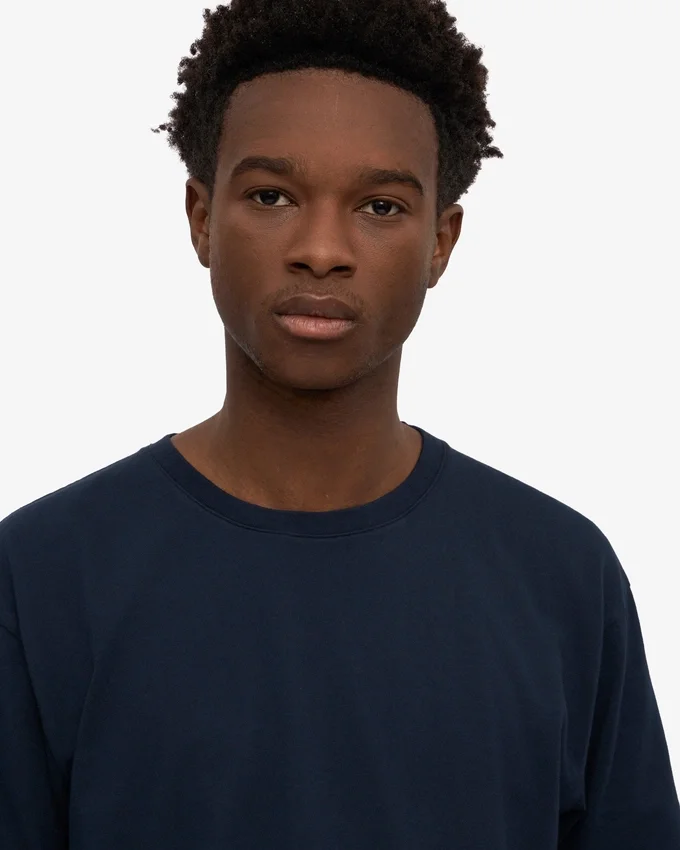 Classic Organic Tee - Azul marino