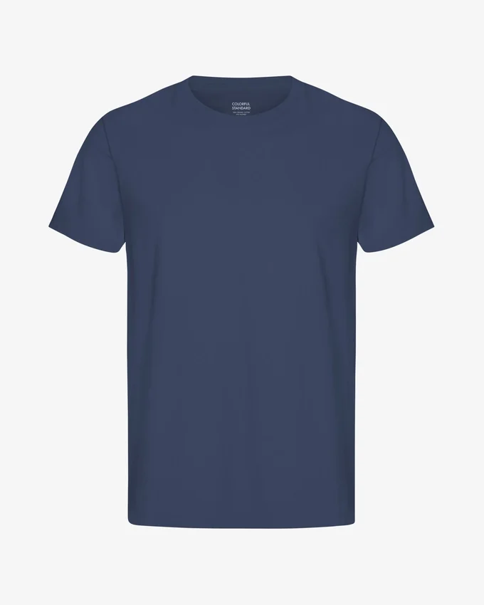 Classic Organic Tee - Azul petróleo