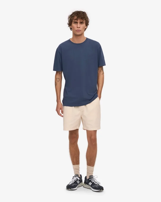 Classic Organic Tee - Azul petróleo