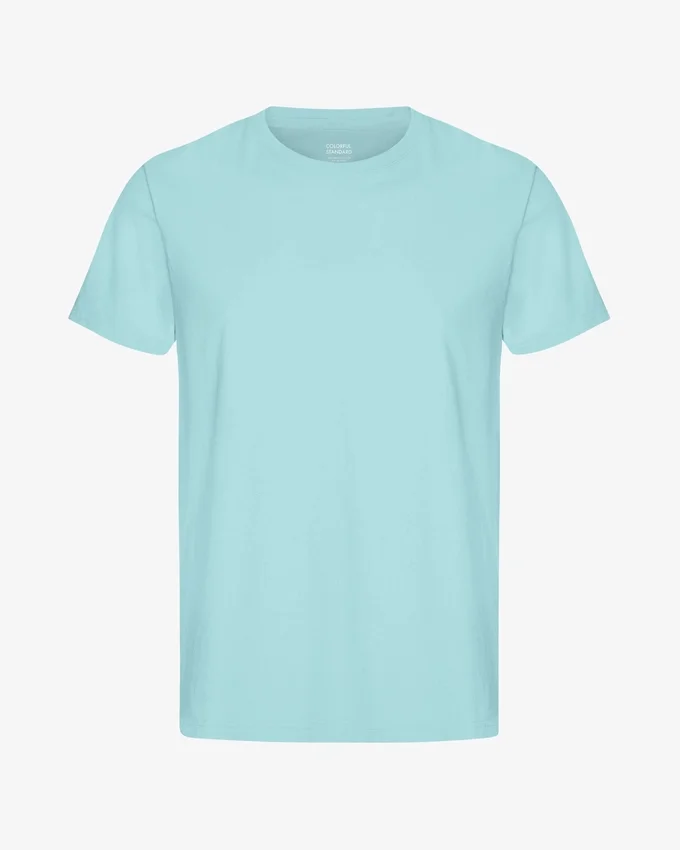 Classic Organic Tee - Azul verde azulado