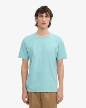 Classic Organic Tee – Azul verde azulado
