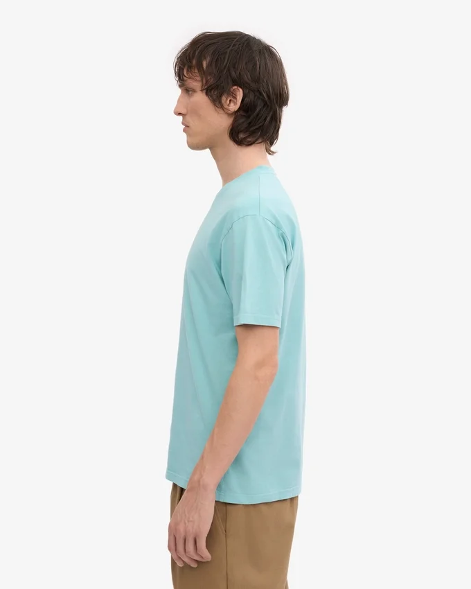Classic Organic Tee - Azul verde azulado