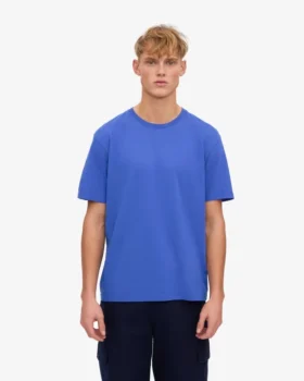 Classic Organic Tee – Azul zafiro