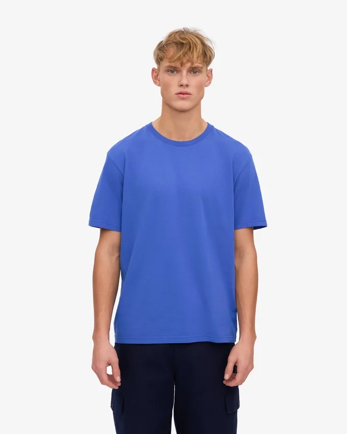 Classic Organic Tee - Azul zafiro