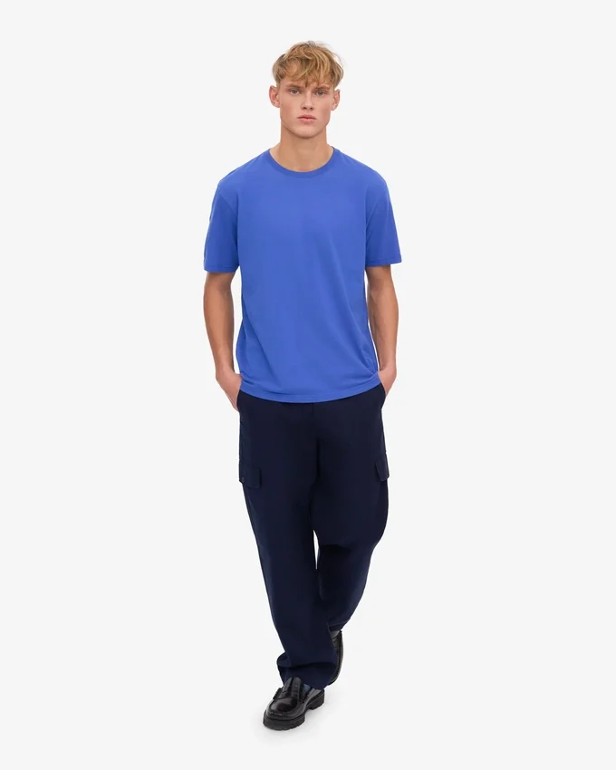 Classic Organic Tee - Azul zafiro