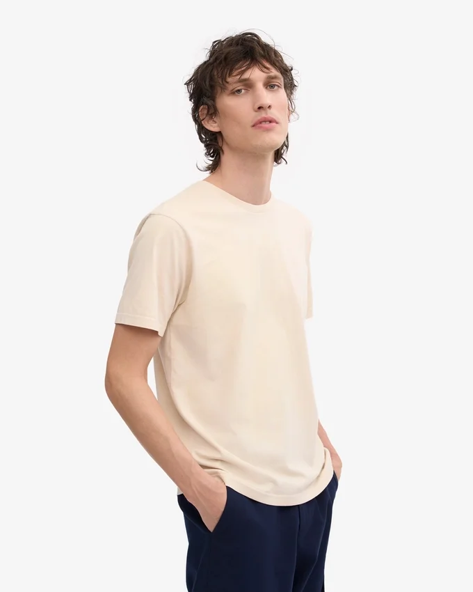 Classic Organic Tee - Blanco marfil