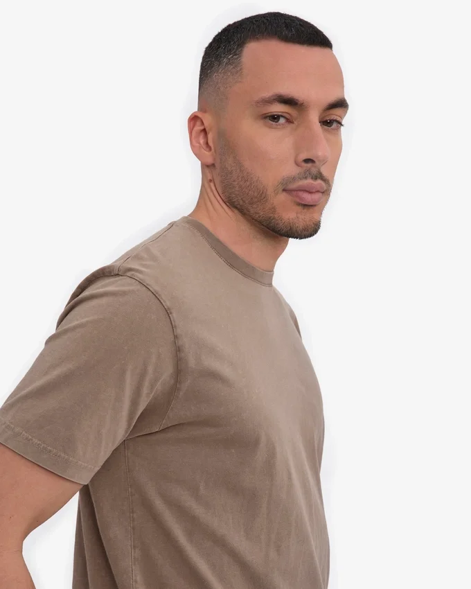 Classic Organic Tee - Caqui descolorido