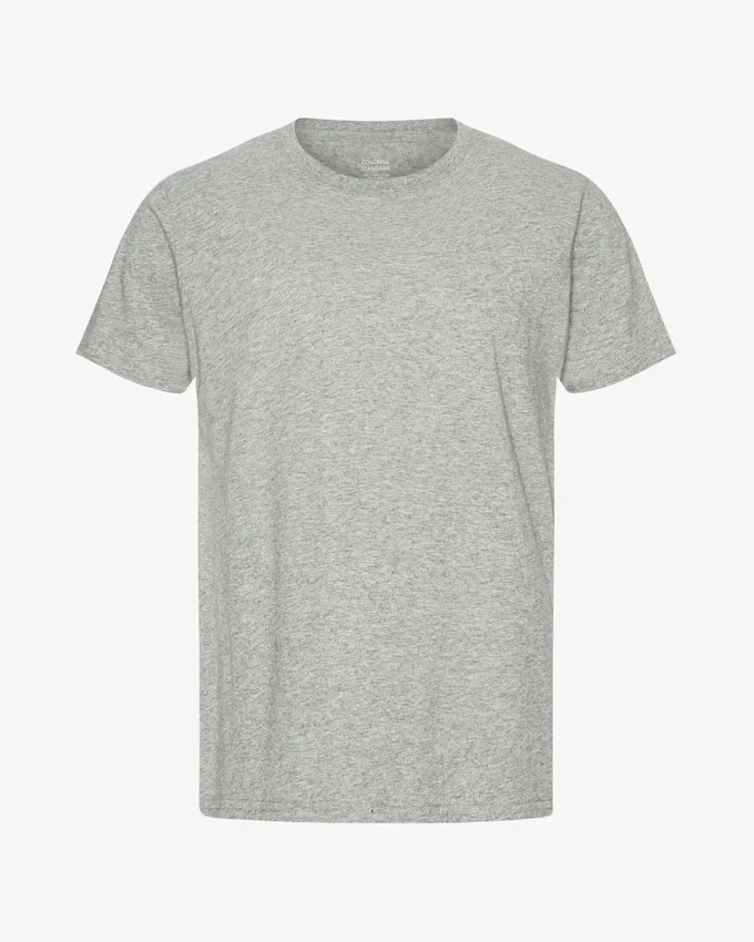 Classic Organic Tee - Gris jaspeado