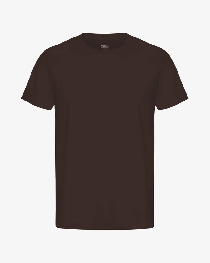 Classic Organic Tee - Marrón café