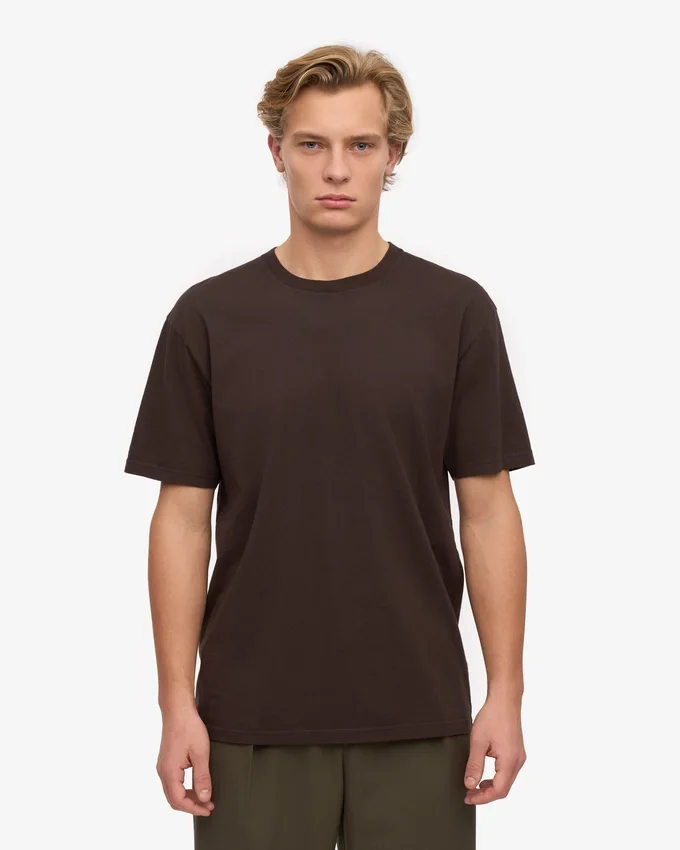 Classic Organic Tee - Marrón café