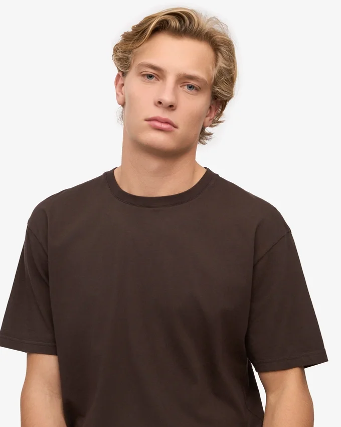 Classic Organic Tee - Marrón café