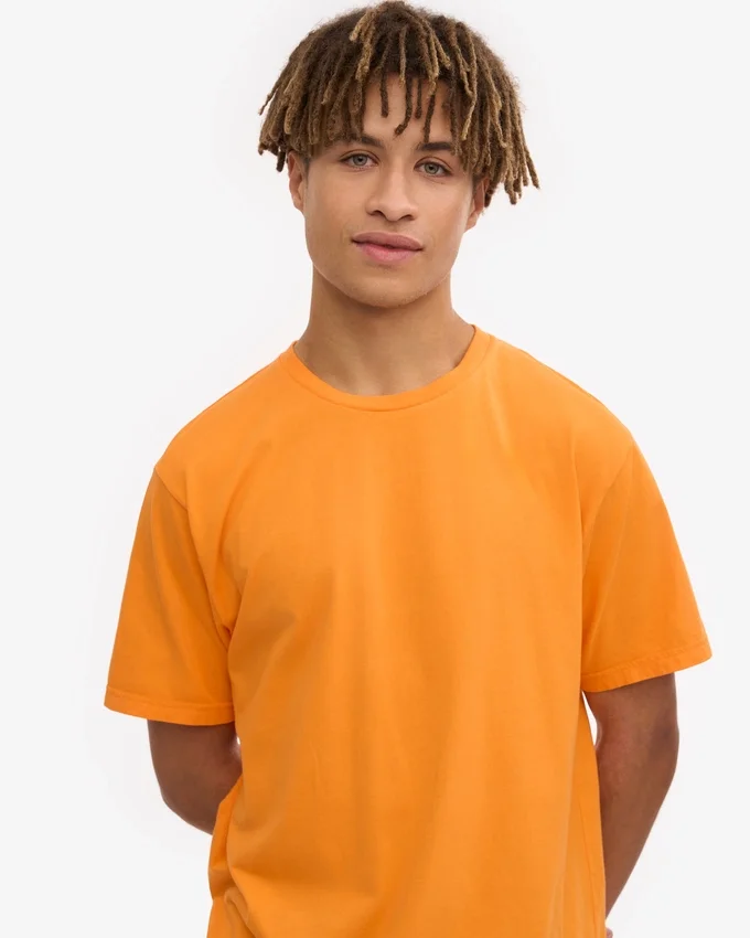 Classic Organic Tee - Naranja soleado