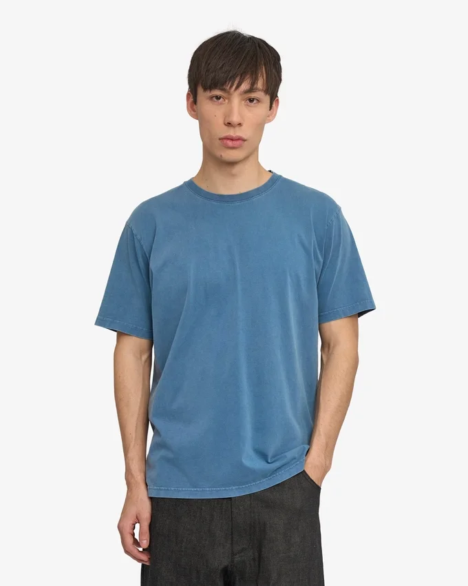 Classic Organic Tee - Índigo descolorido