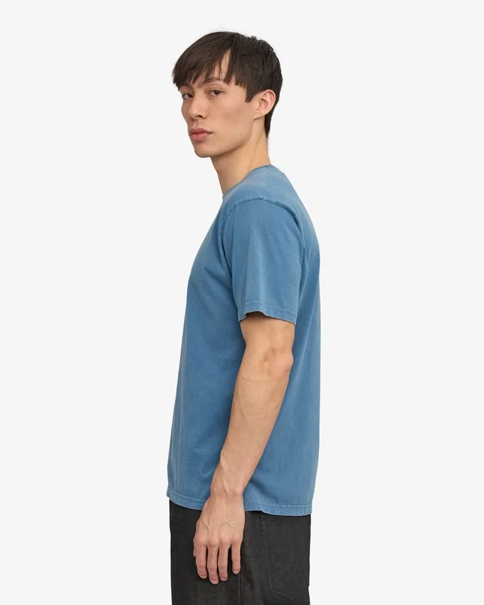 Classic Organic Tee - Índigo descolorido