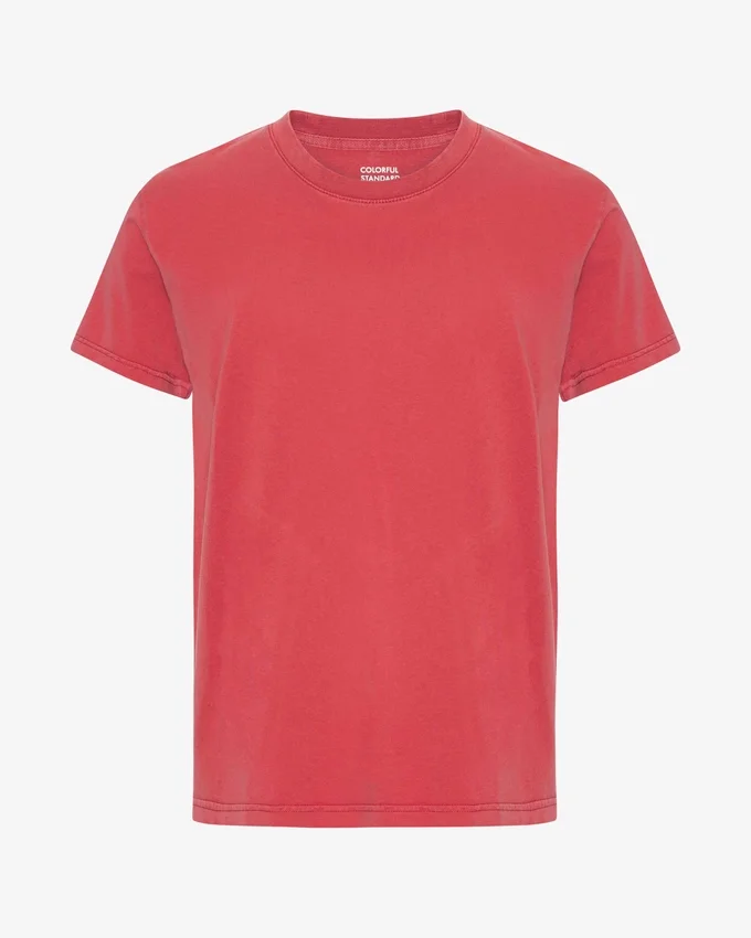 Classic Organic Tee - Rojo deslavado