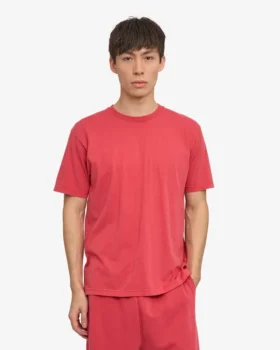 Classic Organic Tee – Rojo deslavado