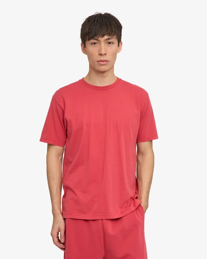 Classic Organic Tee - Rojo deslavado