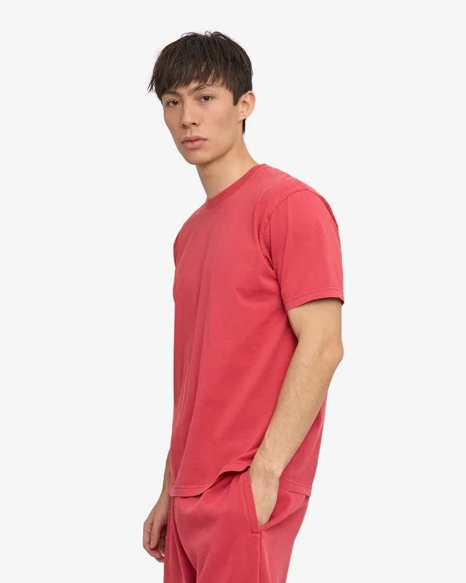 Classic Organic Tee - Rojo deslavado