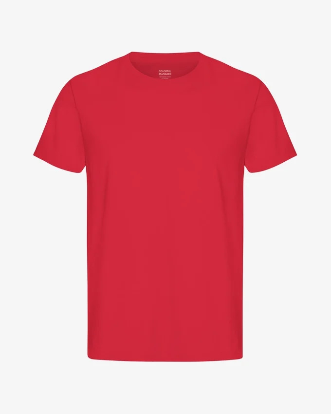Classic Organic Tee - Rojo escarlata