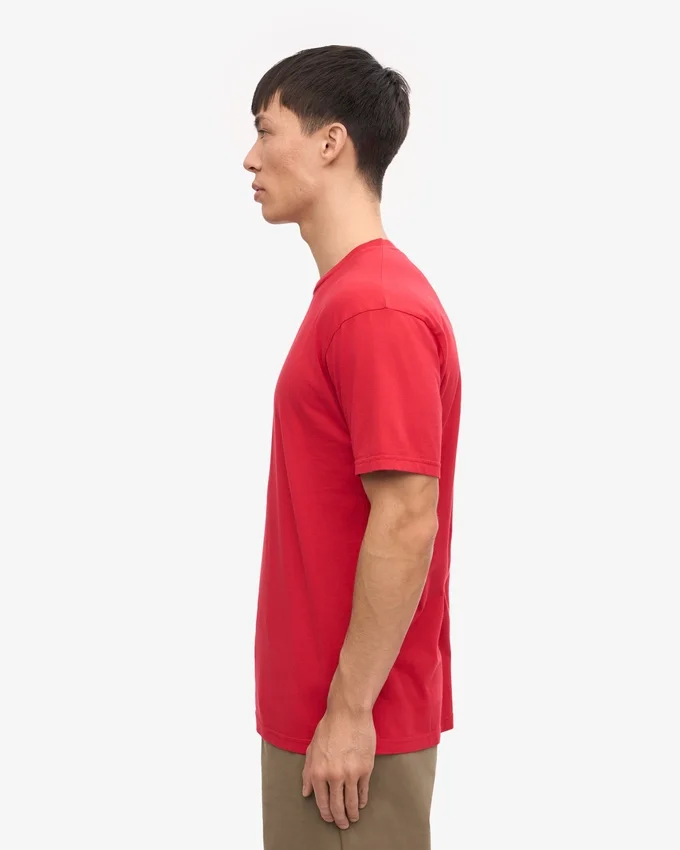 Classic Organic Tee - Rojo escarlata