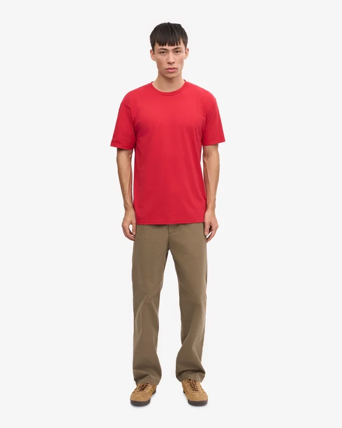 Classic Organic Tee - Rojo escarlata