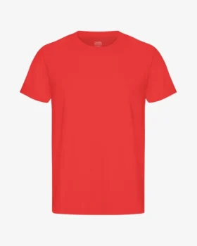 Classic Organic Tee - Rojo mandarina