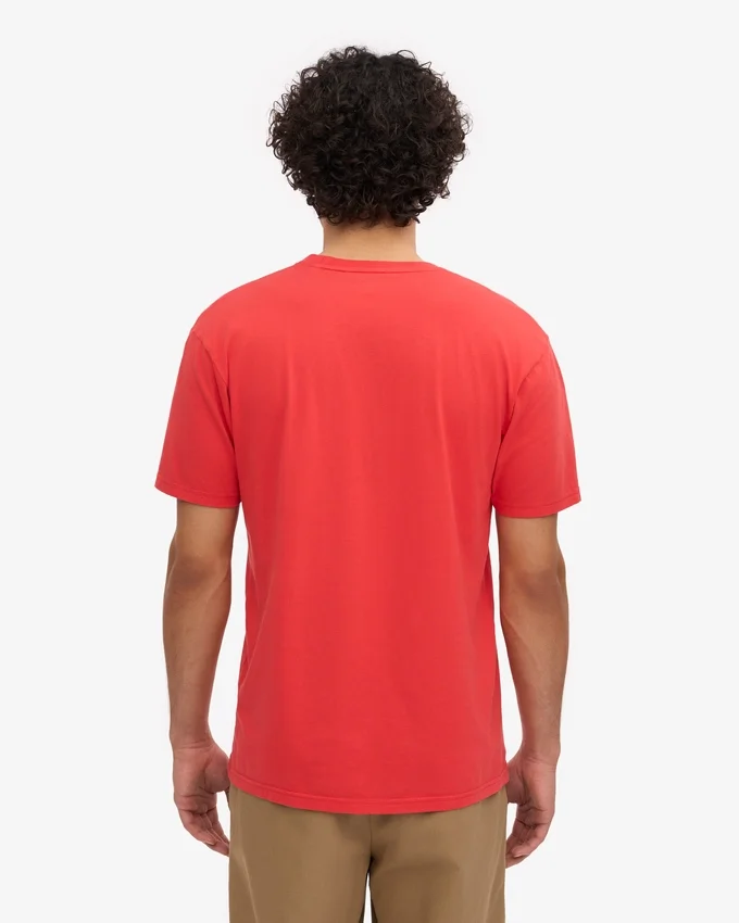 Classic Organic Tee - Rojo mandarina